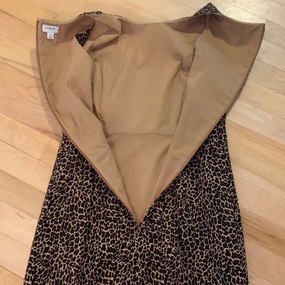J. Crew Leopard Seeveless Sheath Dress - Picture 5 of 7